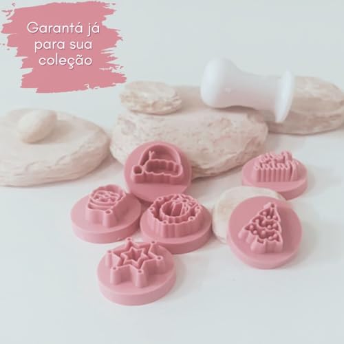Kit Carimbo Para Doces Brigadeiro Carimbo de Natal Carimbo Natalino 2cm