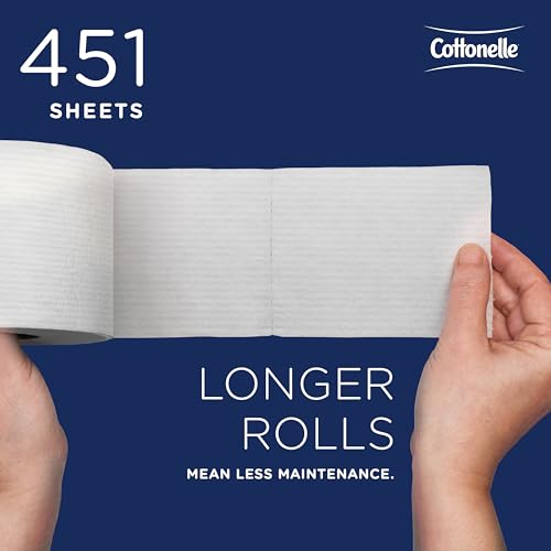Cottonelle Professional Standard Roll Toilet Paper, Bulk (13135), 2-Ply, White, Compact for Easy Storage (20 Rolls of 451 Sheets, 9,020 Sheet Total) by Cottonelle Professional - Image 7