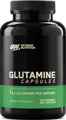 Optimum Nutrition L-Glutamine Muscle Recovery Capsules, 240 Ct