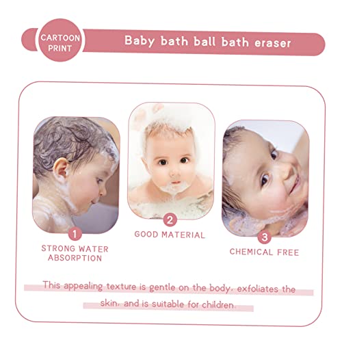 Brosse exfoliante corps bébé POPETPOP et serviettes bain tout-petits - 3