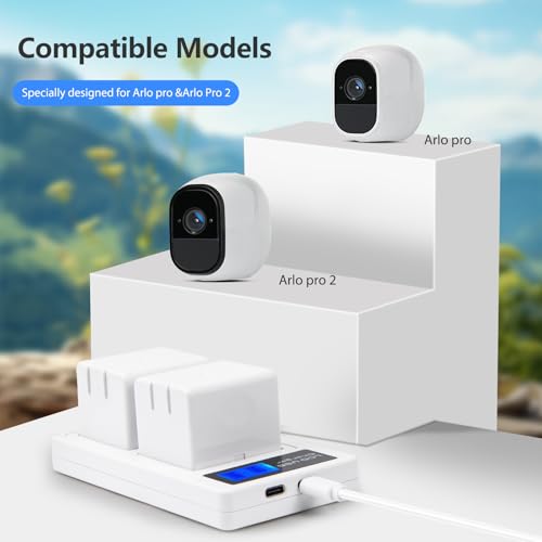 Image of 2-Pack Batteries Compatible with Arlo Pro, Arlo Pro 2 (VMA4400)