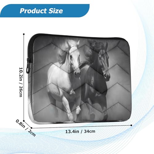 Funda para portátil Running Horse gris 13-14 pulgadas miniatura 3