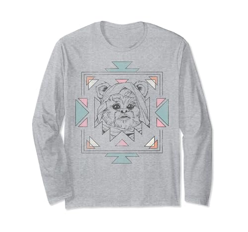 Ewok Star Wars t-shirt manches longues encadré pour vos sorties décontractées
