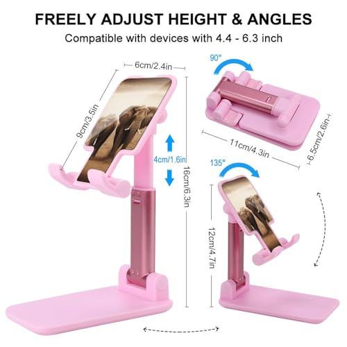 Support de téléphone portable pliable éléphant réglable pour bureau compatible iPhone Android - 2