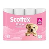Scottex Original Papel Higiénico, 24 Rollos