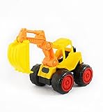 Novo Toys Bagger – ca. 37 cm, Spielfahrzeug für Kinder ab 3 Jahre, Schaufelbagger, Bagger, Baustellenfahrzeug mit beweglicher Schaufel und Schaufelarm, Sandkasten, Spielzeug Bagger