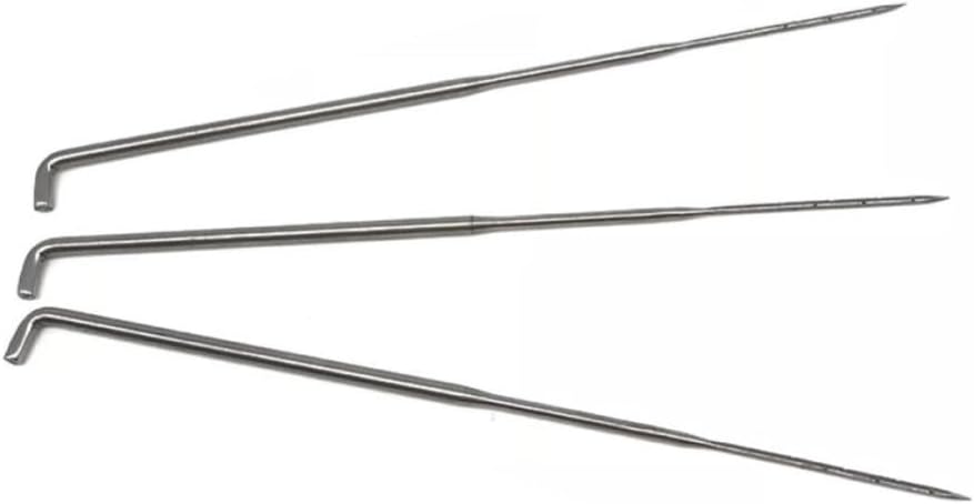 30pcs Wool Felt Needles for Crafting and Darning, Xmas Silver Steel