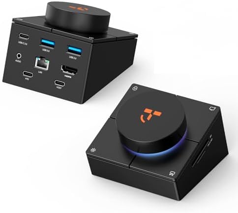 TobenONE 10-in-1 Shortcut-Key USB C Hub with 4 Shortcut Button an...