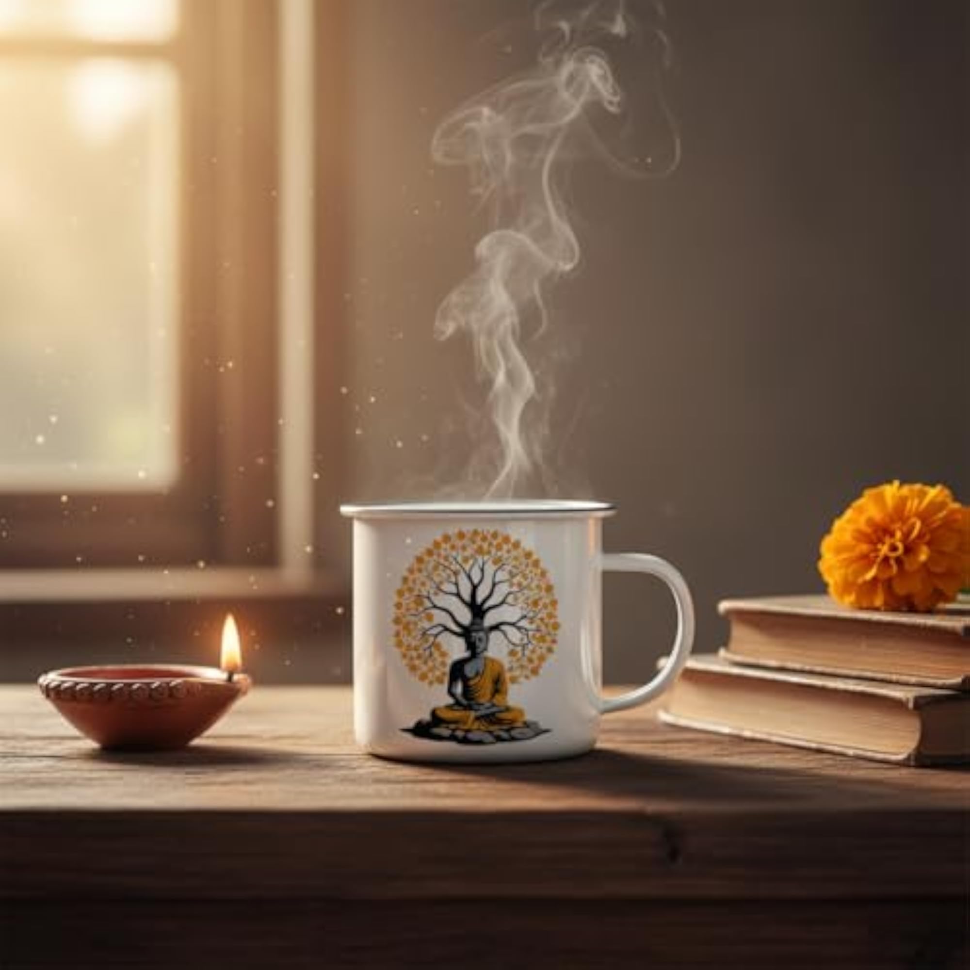 Adventure-Ready Printed Enamel Mug with Unique Print7