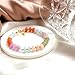 Gempires Handmade Multi Color Bracelets Colorful Beaded Gemstone Jewelry Hypoallergenic 8 Inch Gold Plated Western Fashion Everyday Jewelry For Women