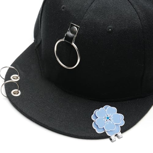 Marcador magnético de bola de golfe com clipe de chapéu de golfe, conjunto de marcadores de bola de