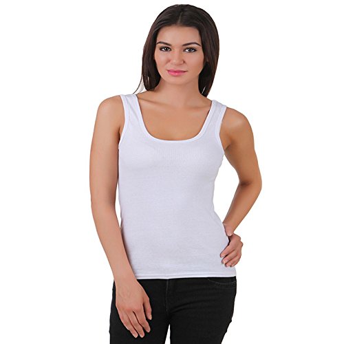 White Cotton Tank top