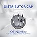 OXCANO 8233 Car Ignition Distributor Cap and Rotor Kit Compatible with Ford Bronco Mustang F150 F250 F350 E150 E25, Chevrolet Suburban C1500 C2500 C3500 GMC K1500