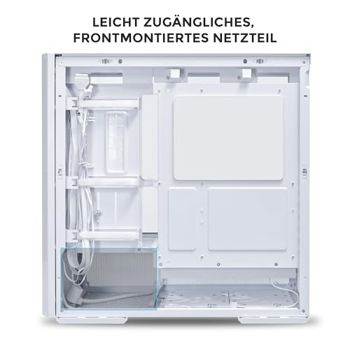 Image of Lian Li Lancool 207 White Cabinet with 4 Fans