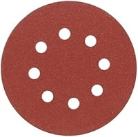 ABRASIVE DISC W. HOLES (VELCRO) 5PCS P80