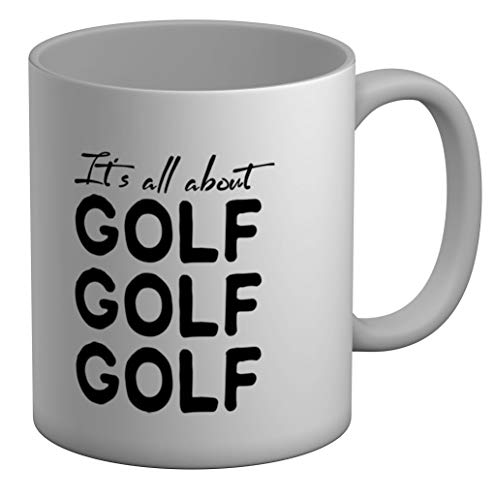 Shopagift It's All About Golf - Taza grande (325 ml), color blanco Cover