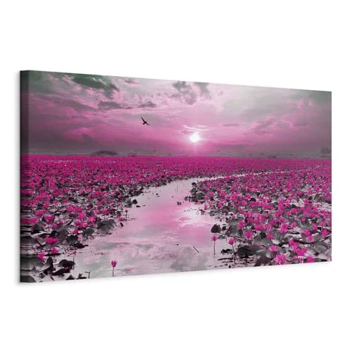 murando - Cuadro en Lienzo Paisaje 120x40 cm 1 pieza - Impresión en material tejido no tejido cuadros decoracion salon modernos lienzos decorativos dormitorios - Flores c-B-0332-b-c