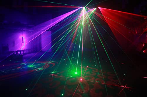 Party Lights Dj Disco Lights Marygel 5 In 1 Rgb Mixed Effects Stage Lights Sound Activated With Remote Dmx Control Patterns Projector Club Lights For Disco Dancing Birthday Christmas Wedding #TOP4