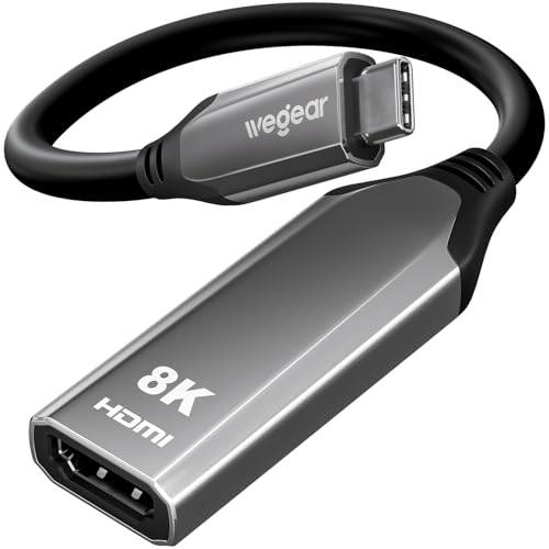 Adaptador USB C a HDMI 8K@60Hz, Compatible Thunderbolt 3/4 miniatura 1