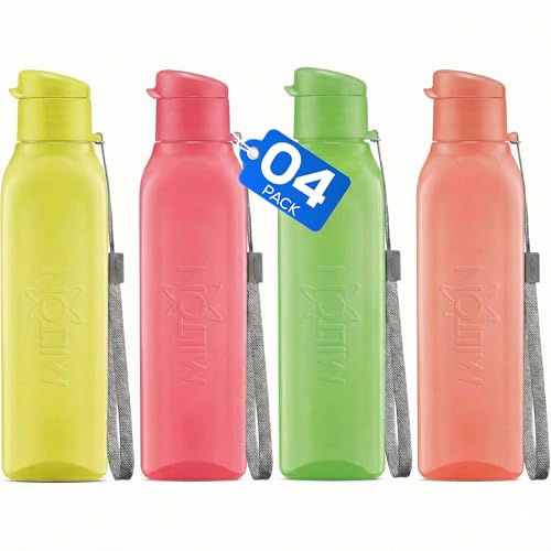 S Set Of 4 &ndash;17oz Multicolor Sports Bottles For Kids And Ad