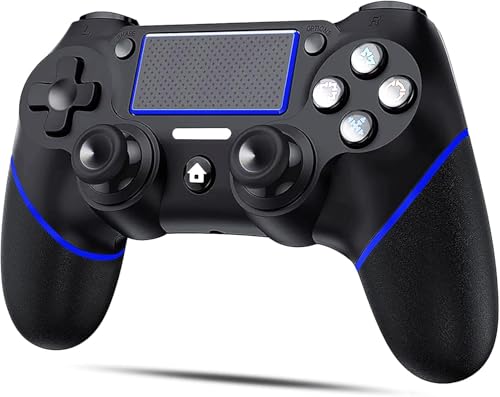 P4 コントローラー ワイヤレス コントローラー 高耐久ボタン ジャイロセンサー機能 二重振動 タッチパネル 日本語取扱説明書