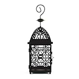 Gifts & Decor Moroccan Birdcage Iron Candle Holder Hanging Lantern