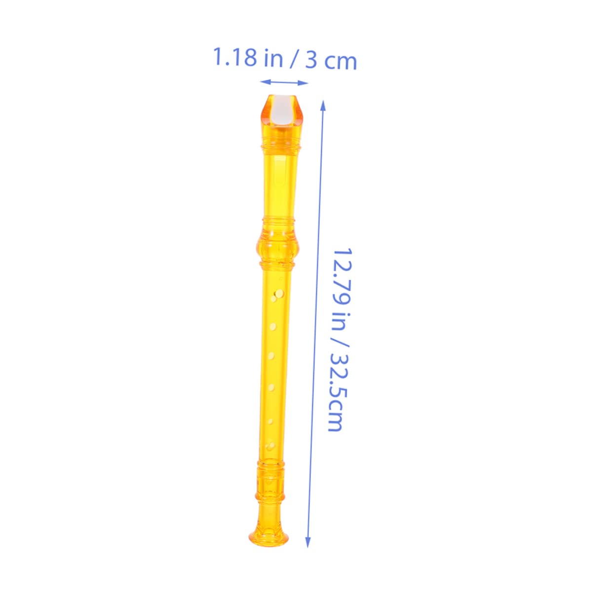 BESPORTBLE 2Pcs Clarinet Flute Soprano Recorder Lightweight Beginner Instrument for Sound Portable Music Education Tool