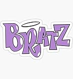 Purple Bratz Logo Sticker