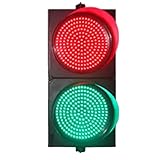 2 verkehrszeichen: es hat 2 module (grün und rot) mit einem durchmesser von 200/300/400 mm. jedes licht hat ein visier für die vordere anzeige.