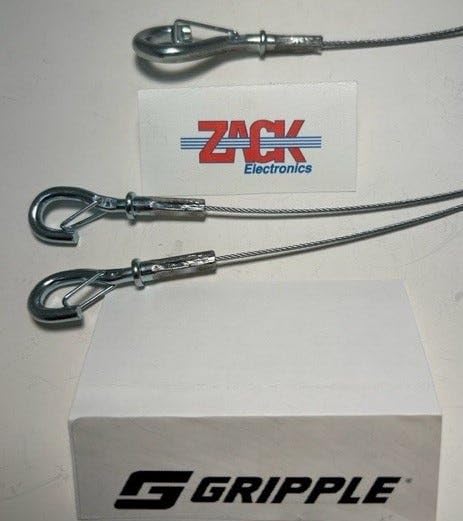 GRIPPLE® Express with Y fit Mini Hook, No. 1, 5 feet Long, Sold 10/ Zack Bag