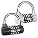 Candado con código numérico, candado de 2 piezas, candado de combinación, candado de 5 dígito