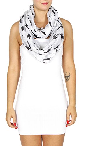 SERENITA Infinity Scarves for Women Solid Print Lightweight Scarf Summer Loop Wrap Fashion Scarf Many colors3