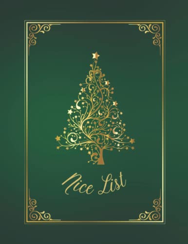 The Nice List (dot grid notebook or bullet journal with numbered pages)