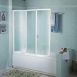 1 PZ BOX VASCA PIEGHEVOLE TRIS LUX ACRILICO 3 ante 140 x 140 H NextradeItalia Mod.FERX.DIAENN-NTVS-NTERN