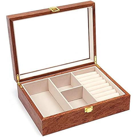 Jewelry Storage Box Case, Earring Holder Storage Box Cover