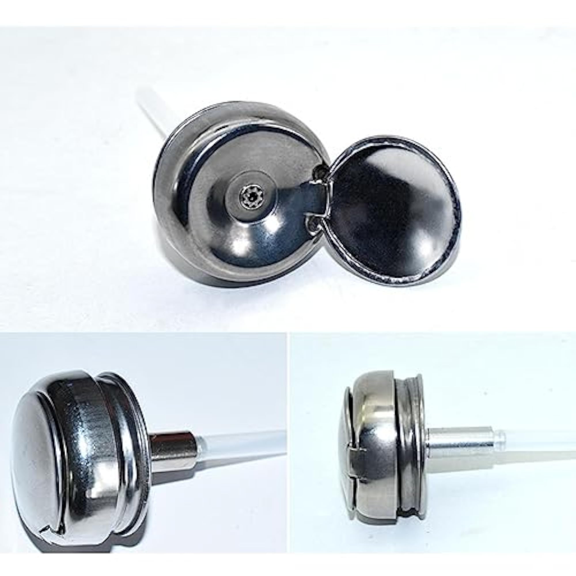 4x Push Down Empty Pump Dispenser Bottle Set