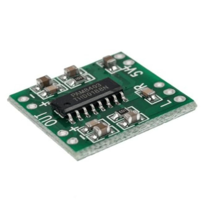 PAM8403 DC 5V Class D Mini Digital Audio Amplifier Board Module Green By Delson Electronics