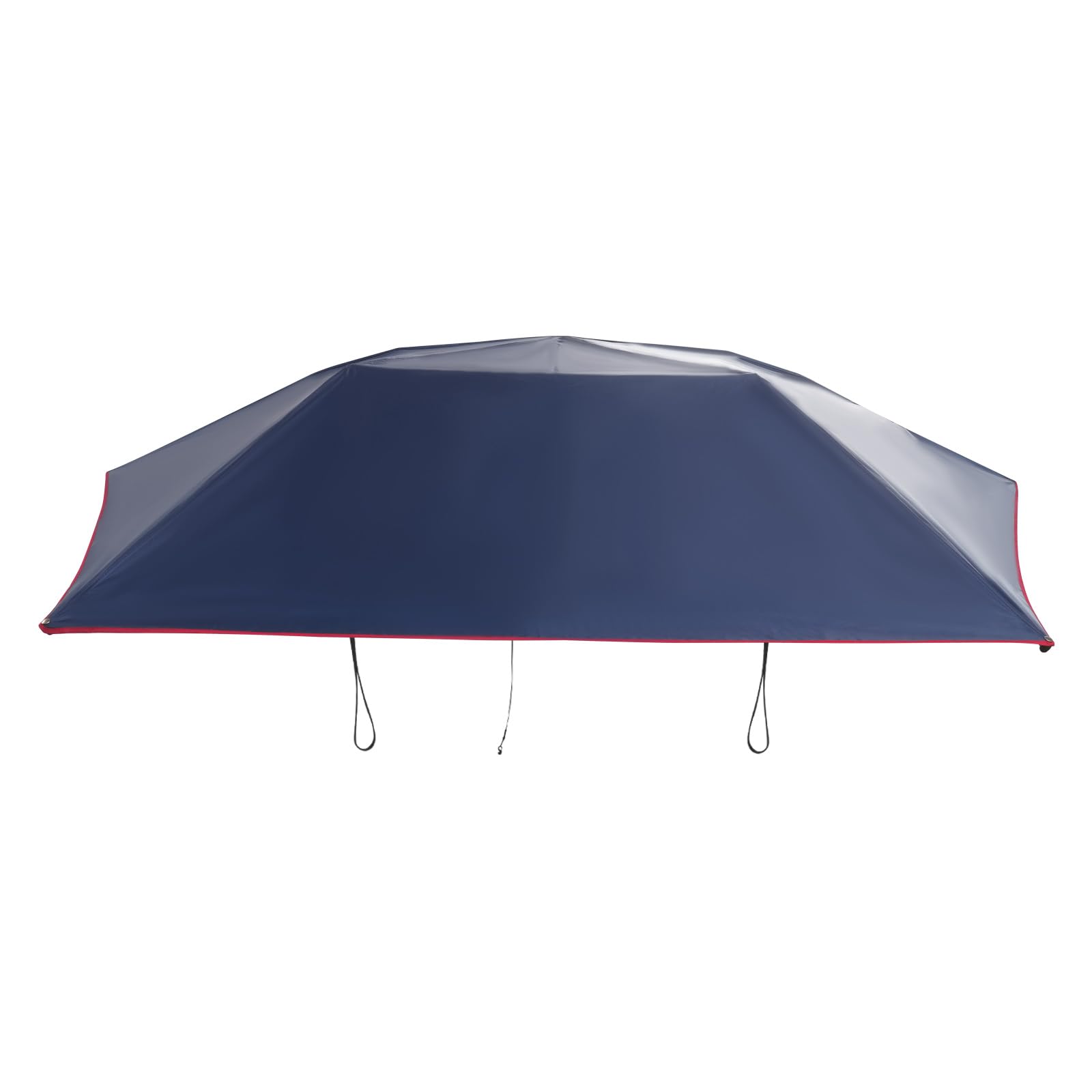 Tenda semiautomatica per auto, 4,2 x 2,2 m, pratica copertura per ombrellone per auto con fibra di vetro e rivestimento argentato, portatile, antivento, protezione solare, per parcheggio all'aperto