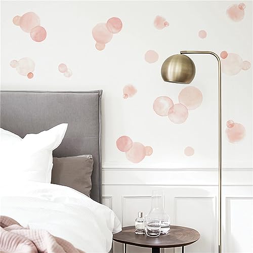 Vinilo decorativo sacinora rosa pálido lunares miniatura 4