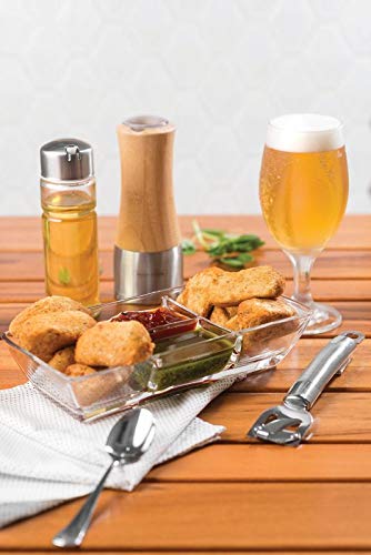 Moedor Sal e Pimenta em Bambú e Aço Inox Moinho em Cerâmica Realce 2 Peças Tramontina - 61652/000