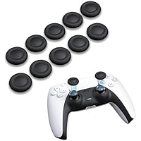 NEWDERY Juego de 10 tapas para mando de PS5/PS4, diseño
