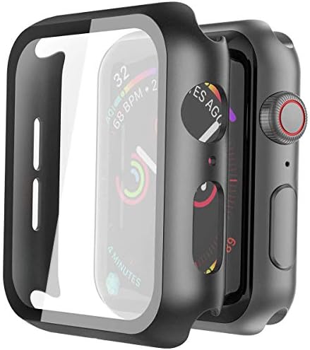 Misxi Screen Protector Case for 44mm Apple Watch SE3/SE2/SE/Series 6/5/4