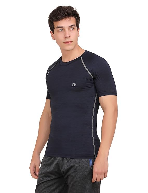 Image of NEVER LOSE Compression Swimming Tshirt Half Sleevs for Men