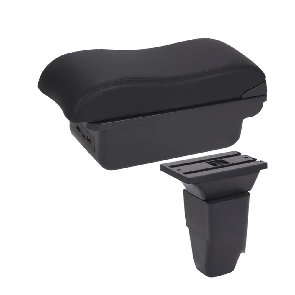 Aierdeyp B2 Black Line 3Usb Car Armrest Box For Peugeot 206 207 Cc Cabrio