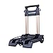 Produktbild HYY-YY faltbarer Einkaufswagen für Zuhause, klein, Aluminiumlegierung, Einkaufswagen, faltbar, tragbar, Geschenkgewicht: 35 kg (Farbe: Schwarz, Größe: 24 x 8,5 x 41 cm)