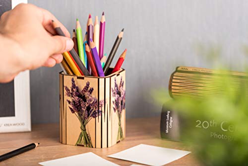 I forma quadrata penna matita Holder Organizer da