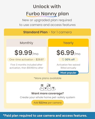 Furbo 360 Dog Camera [Subscription Required] Unlock w/Paid Plan: Home Security & Dog Safety Alerts, Rotating Pet Treat Toss, 2-Way Speaker (Low Risk, 3mo Min. Cancel Anytime) - image 3