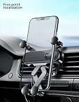 Support de téléphone universel pour voiture, Support de voiture de ventilation, Porte-téléphone portable mains libres iOS Téléphones intelligents