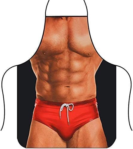 Ding Yongliang Funny Gifts for Men - Sexy Funny Novelty Apron Pinafore Apron Unisex-Adults
