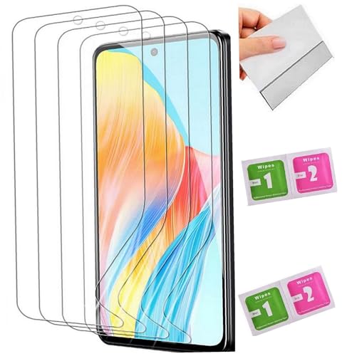 AILIKA Caja de 4 protectores de pantalla compatible con Vivo X50 Lite – Película de hidrogel discreta, sin burbujas, seguridad duradera